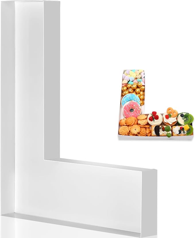 Mifoci 13.7inch Cardboard Letter Boxes Charcuterie Letters Board Fillable by Mifoci