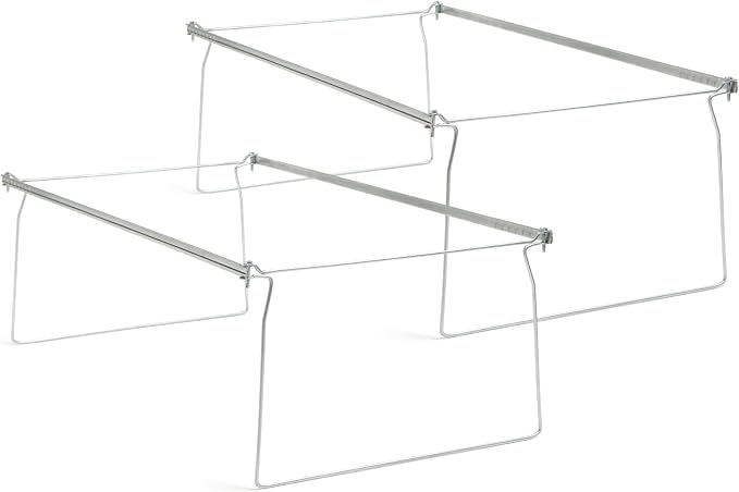 Smead Steel Hanging File Folder Frames, Adjustable Depth 23" to 27", Legal Size by SMEAD