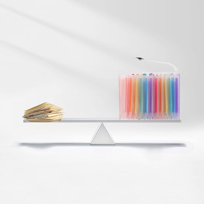 Uquelic Stand Receipt Organizer Folder - Image 8