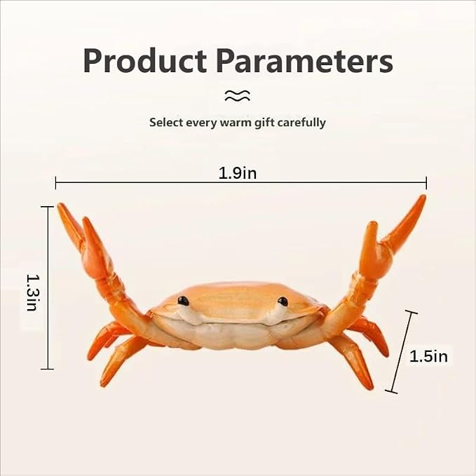 8 Pack Desk Crab Pen Holder, Creative Weightlifting Crab Pencil Stand Holder - Image 2