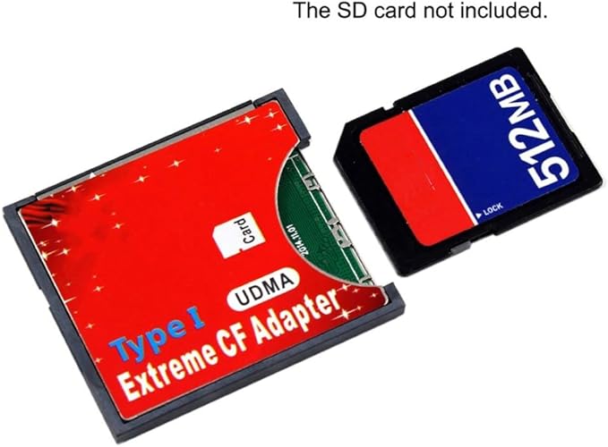 ChenYang SD SDHC SDXC to CF Type I Compact Flash Memory Card Adapter Reader - Image 3