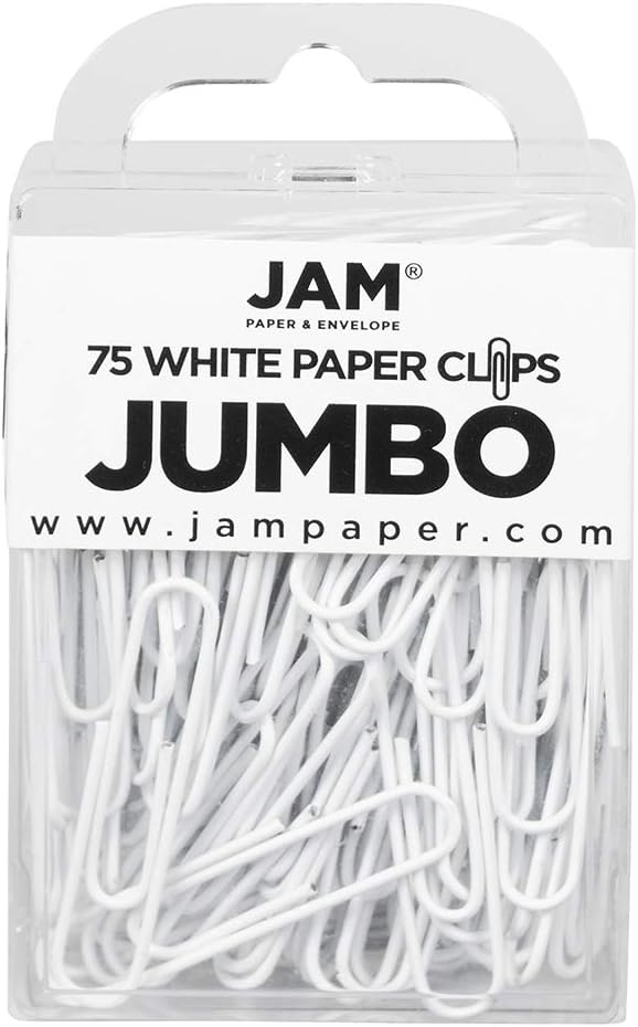 JAM PAPER Colorful Jumbo Paper Clips by JAMPaper