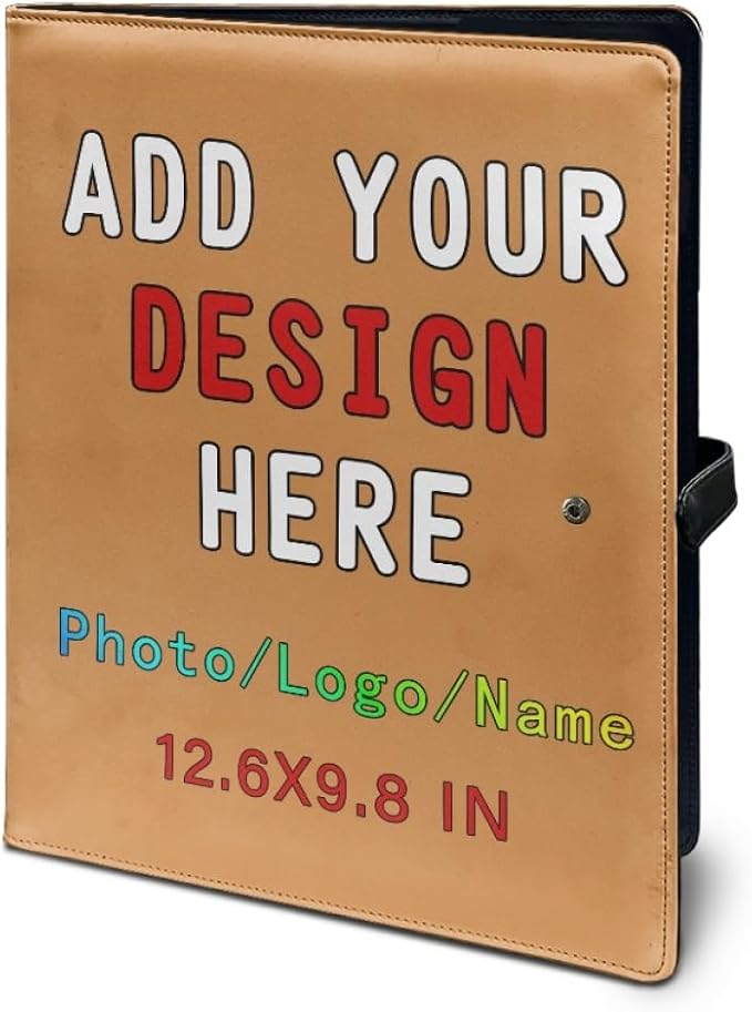 Personalized Padfolio with Logo Photo Name, Custom Business Portfolio Folder - Image 5