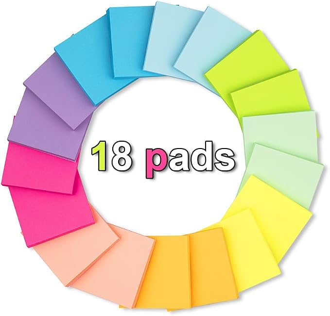 Pop Up Sticky Notes Refill, 3x3 in Popup Notepads, Accordion Stickies Super - Image 2