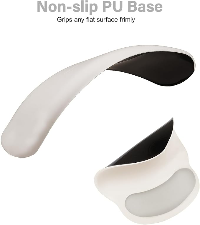 MOSISO Wrist Rest Support for Mouse Pad&Keyboard Set, Circle Curved Ergonomic - Image 5
