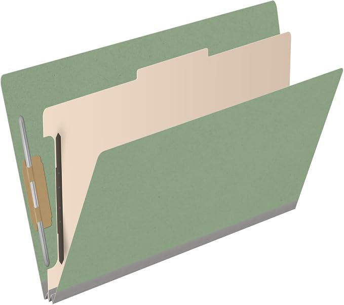Ecom Folders Top Tab Pressboard Classification Folders | Legal Size 25 Pt Stock - Image 2