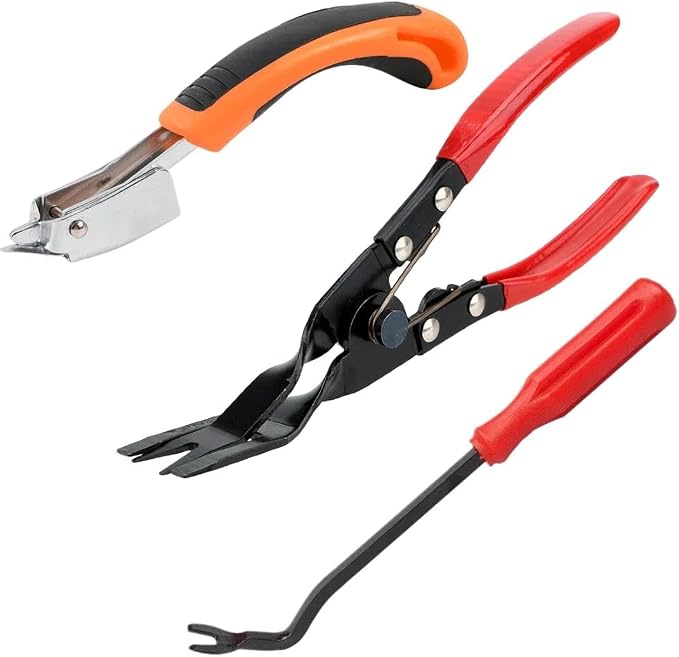 3-in-1 Heavy Duty Staple Remover Set – Professional Upholstery Staple Puller by Unknown