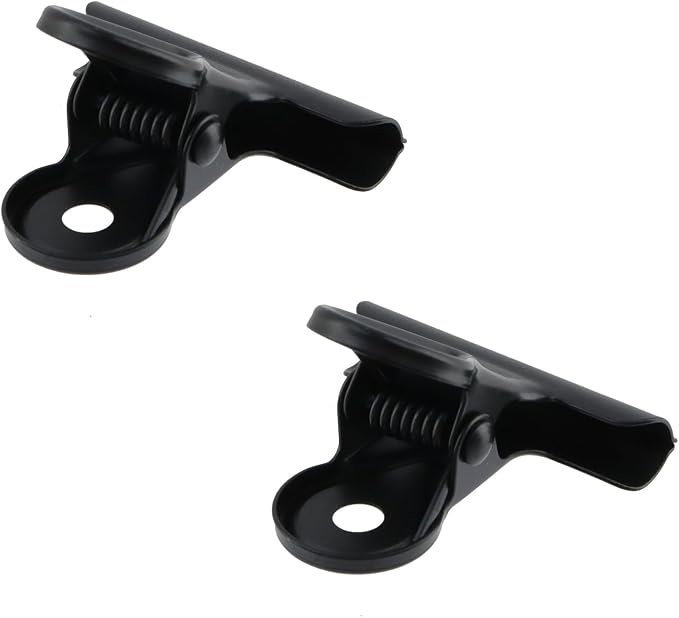Xiaoyztan Mini Clips, 30mm Wide Metal Black Bulldog Clips Paper Clip Binder - Image 3