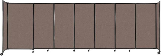 Versare Straightwall Sliding Portable Wall Partition | Freestanding Office by VERSARE