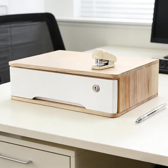 Desktop Storage Box, Desk Organizer Drawers, Desktop Organizer, Office Supplies - Image 7
