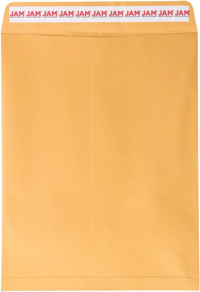 JAM PAPER 10 x 13 Open End Catalog Premium Envelopes by JAMPaper