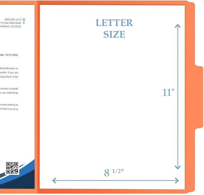 Ecom Folders Top Tab File Folders | Letter Size 11 Pt Stock - Image 6