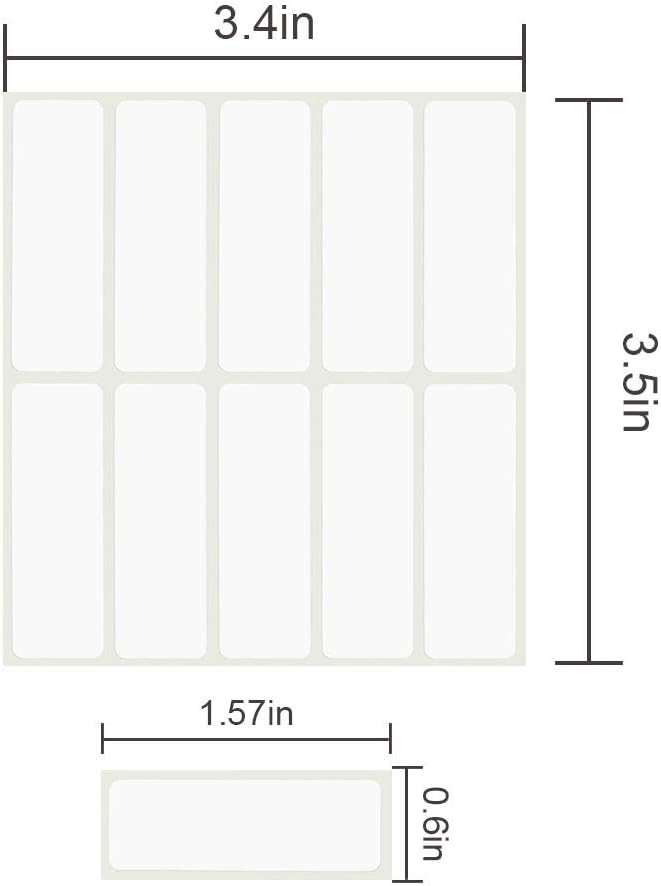 HOSSIAN File Folder Labels Name Filing Envelopes Label Stickers, 0.6 x 1.57 in - Image 3