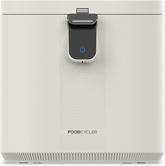 Food Cycler Eco 5 Award-Winning Kitchen Food Recycler | Indoor Composter Bin Alternative | Electric Countertop Food Disposer with Odorless 5L Indoor Food Waste Bin for Easy Waste Management | White