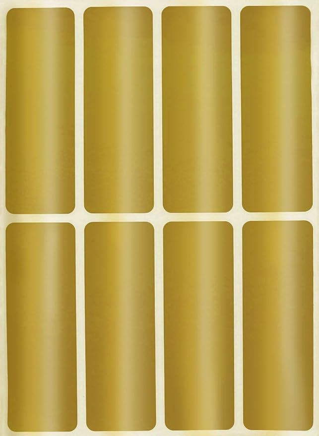 3x1 inch Metallic Gold Gift Labels Sticker by RoyalGreen