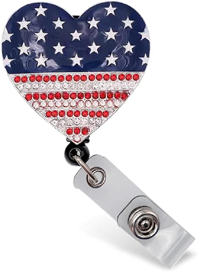 Outside the Box Sparkle and Shine Novelty Retractable Badge Reel ID Holder by Unknown