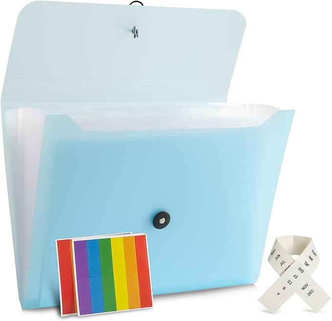 Expanding File Folder File Organizer 13 Pocketsr Accordion Filing Folder by Nicfaec