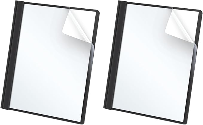 Oxford Clear Front Report Covers, Letter Size, 25 per Box by Oxford