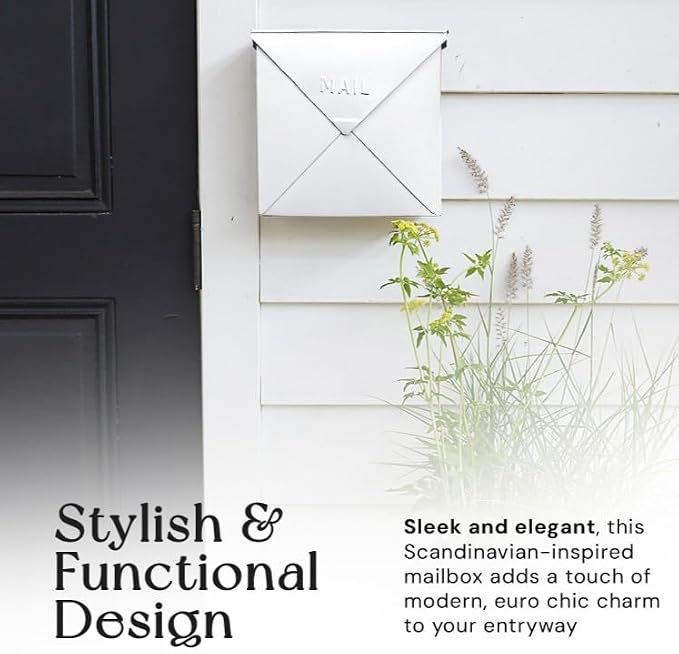 NACH Mailboxes for Outside Wall Mount, Waterproof Mailboxes for Outside - Image 2