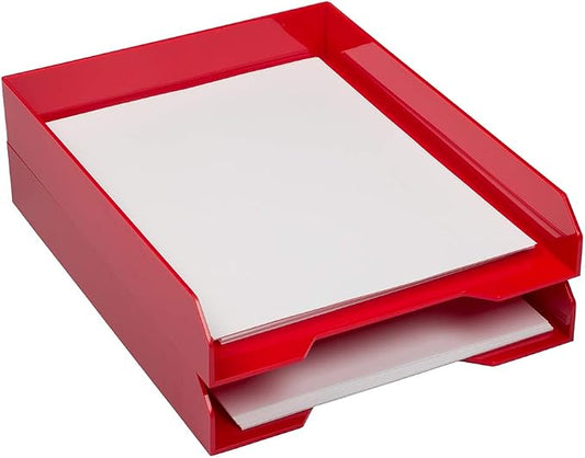 JAM PAPER Stackable Paper Trays by JAMPaper