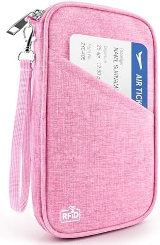 Passport Holder Family RFID Travel Document Organizer by Unknown