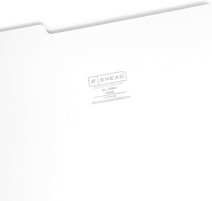 Smead Standard File Folders, 1/3-Cut Tabs, Letter Size| - Image 6