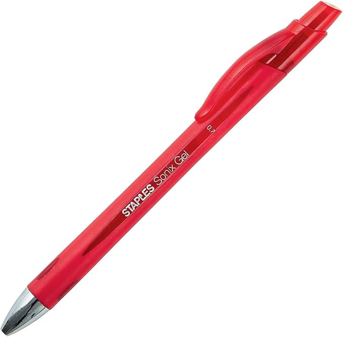 STAPLES Retractable Gel Pens, Medium Point 0.7mm, 36 Pack – Sonix - Image 5