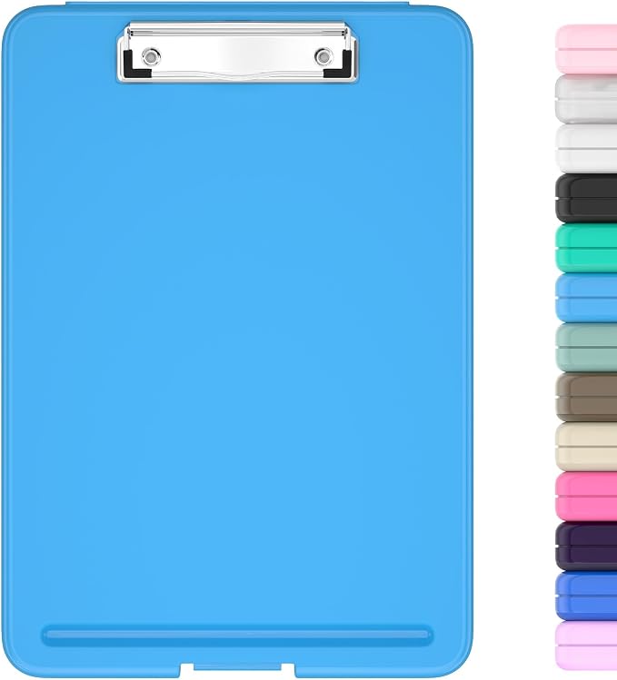 Hongri Clipboard with Storage, 8.5 x 11 Clip Board Foldable, Size 13.4 x 9.4 X by Hongri