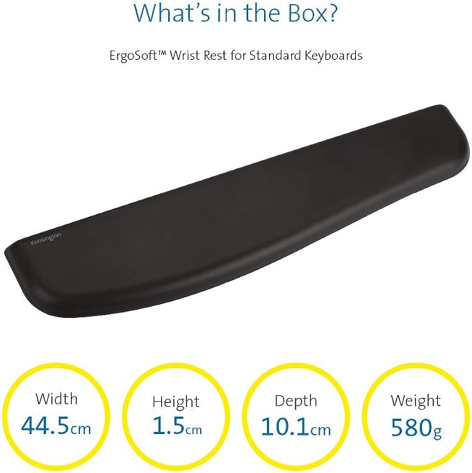 Kensington ErgoSoft Wrist Rest for Standard Keyboards - Image 6