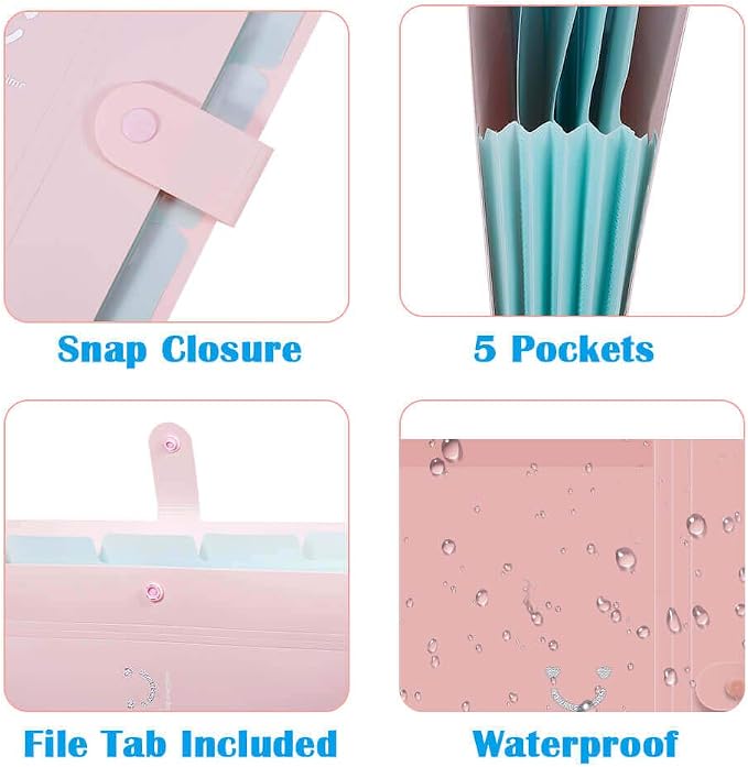 Selizo 6 Pcs Expanding File Folder - Image 4