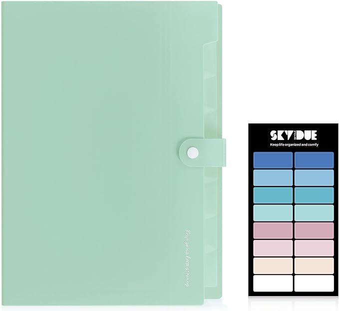 SKYDUE Accordion File Organizer, Expanding File Folder - Image 3