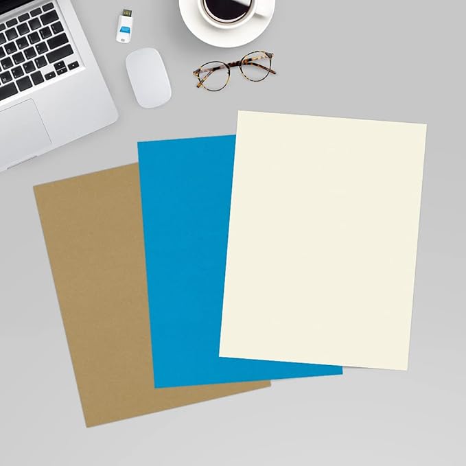 LUXPaper 8.5" x 11" Cardstock | Letter Size | Natural | 80lb. Cover | 50 Qty - Image 6