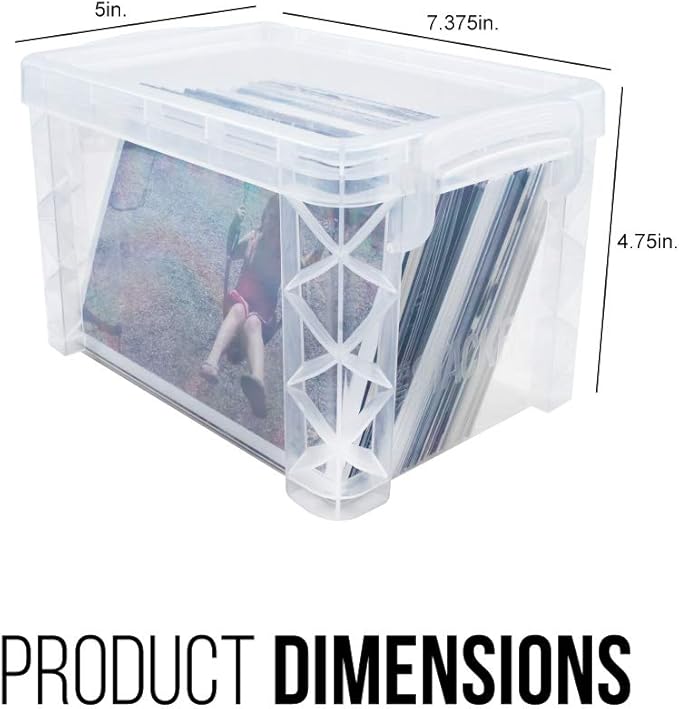 Super Stacker Index Card Box, 4 x 6 Inch Index Cards File Box, Note Holder - Image 6