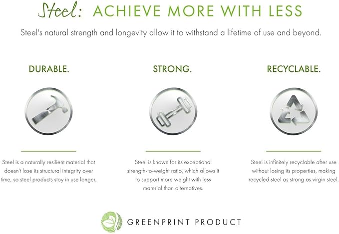 Displays2go Wire Magazine Rack with 6 Open Tiers, Holds Both Magazines and Brochures, Includes Sign Channel at the Front - White Wire-DeskLoop Office