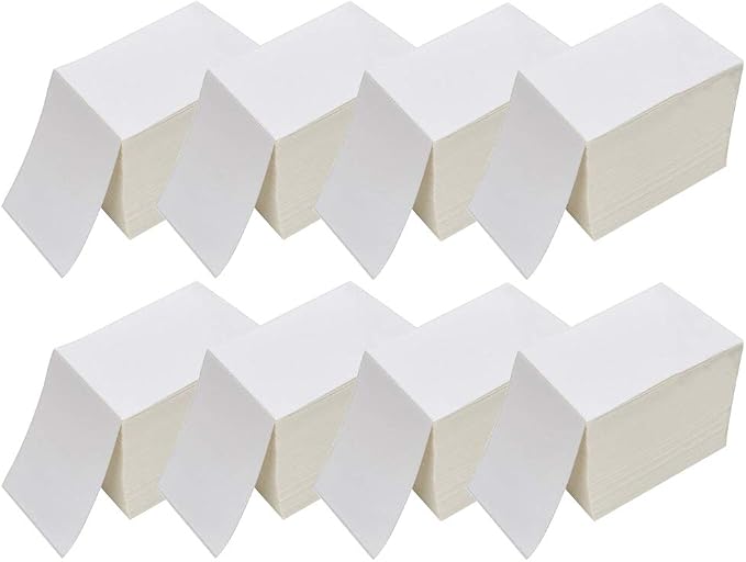 RyhamPaper 4" x 6" Fanfold Direct Thermal Labels by RyhamPaper
