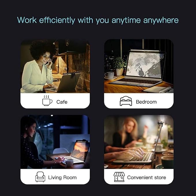 CATPOWER Portable Laptop Monitor Light Bar, USB Connection | e-Reading LED Task - Image 7