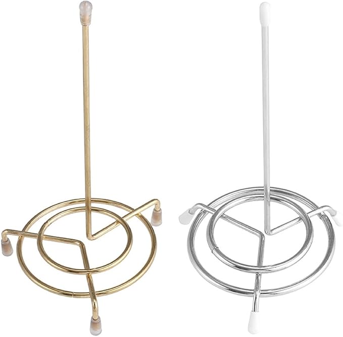 2PCS Stainless Steel Check Spindle Single Menu Holder Note Check Receipt Holder by esowemsn