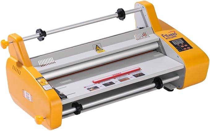 Laminating Machine 18" Hot and Cold Roll Laminator 110V Digital Thermal Laminating Machine for A2/A3 Single/Dual Sides Lamination-DeskLoop Office