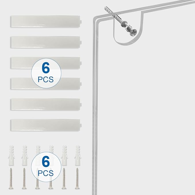 BlueValley 3 Pack Acrylic Sign Holder 8.5x11 Wall Mount Portrait – Clear Menu - Image 6