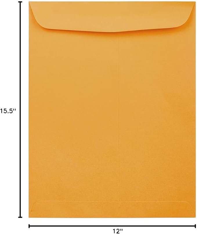 JAM PAPER 12 x 15 1/2 Open End Catalog Commercial Envelopes - Image 3
