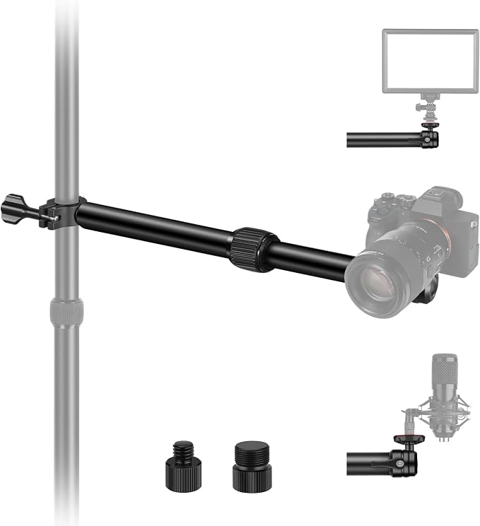 NEEWER DS001 Table Overhead Camera Mount Arm 11.8-20 inches/30-51 cm Telescopic by Neewer