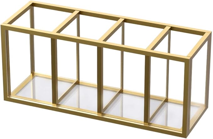 NIUBEE Acrylic Pen Holder 4 Compartments by NIUBEE