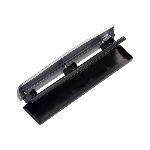 Bostitch Office Premium 3 Hole Punch, 12 Sheet Capacity, Rubber Base, - Image 3