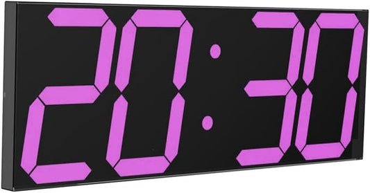 LED Large Digital Wall Clock, Oversize Wall Clock by CHKOSDA