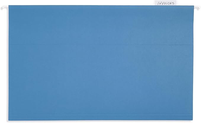 25 Blue Summit Supplies Legal Size Hanging File Folders - Image 6