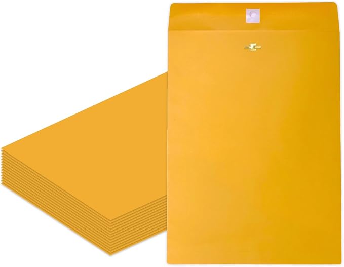 9x12 Clasp Envelopes 20 Pcs, Creebe Manilla Envelopes 9x12 by creebe