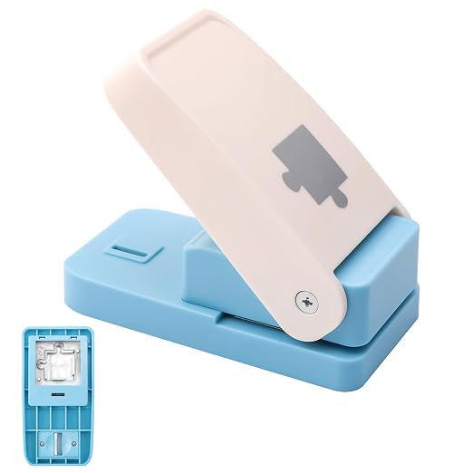 Puzzle Punch, 1 x 1 inch Mini Puzzle Maker, Portable Puzzles Pieces Puching by BAOFALI