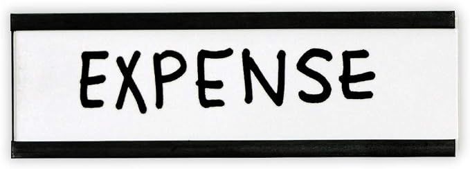 SmartSign Pack of 25 Magnetic"C" Channel Label Holders | 1" x 3" - Image 6