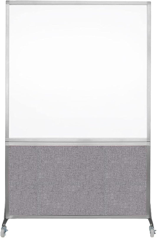 DivideWrite Mobile Whiteboard | Double Sided Dry Erase Board | Portable Office by VERSARE