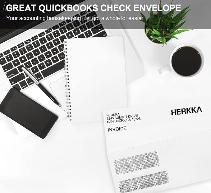 #9 Double Window Security Envelopes, HERKKA No.9 Double Window Business - Image 7